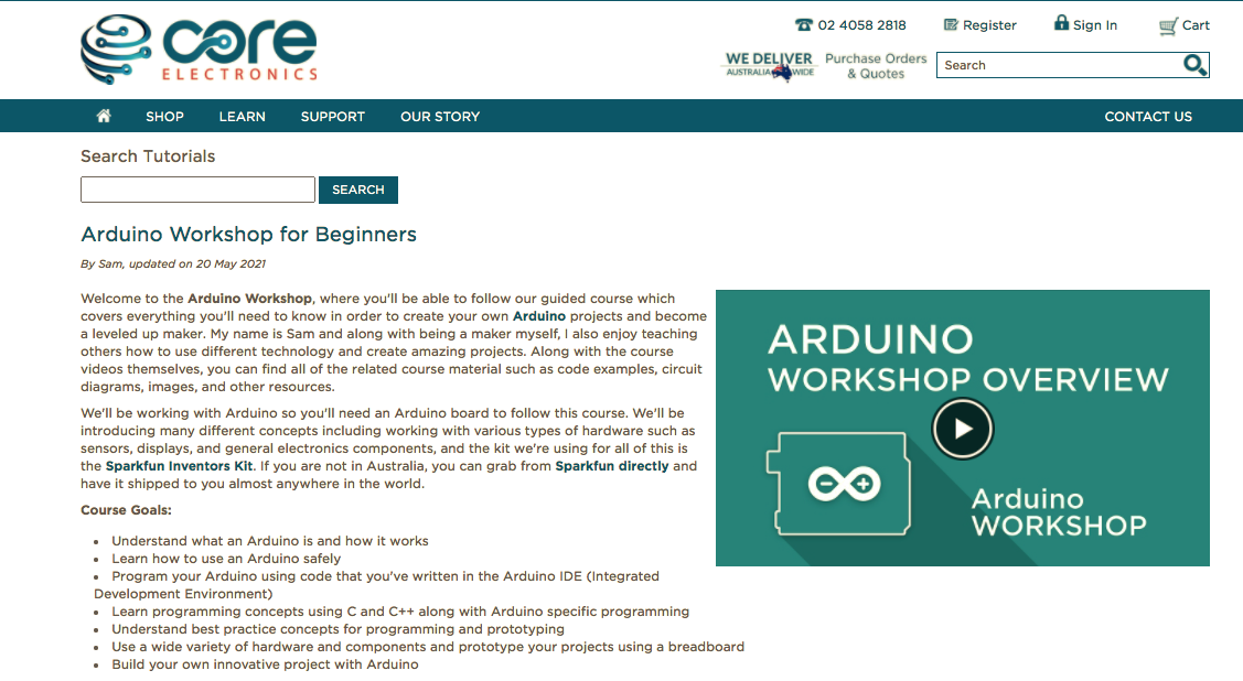 Arduino for beginners